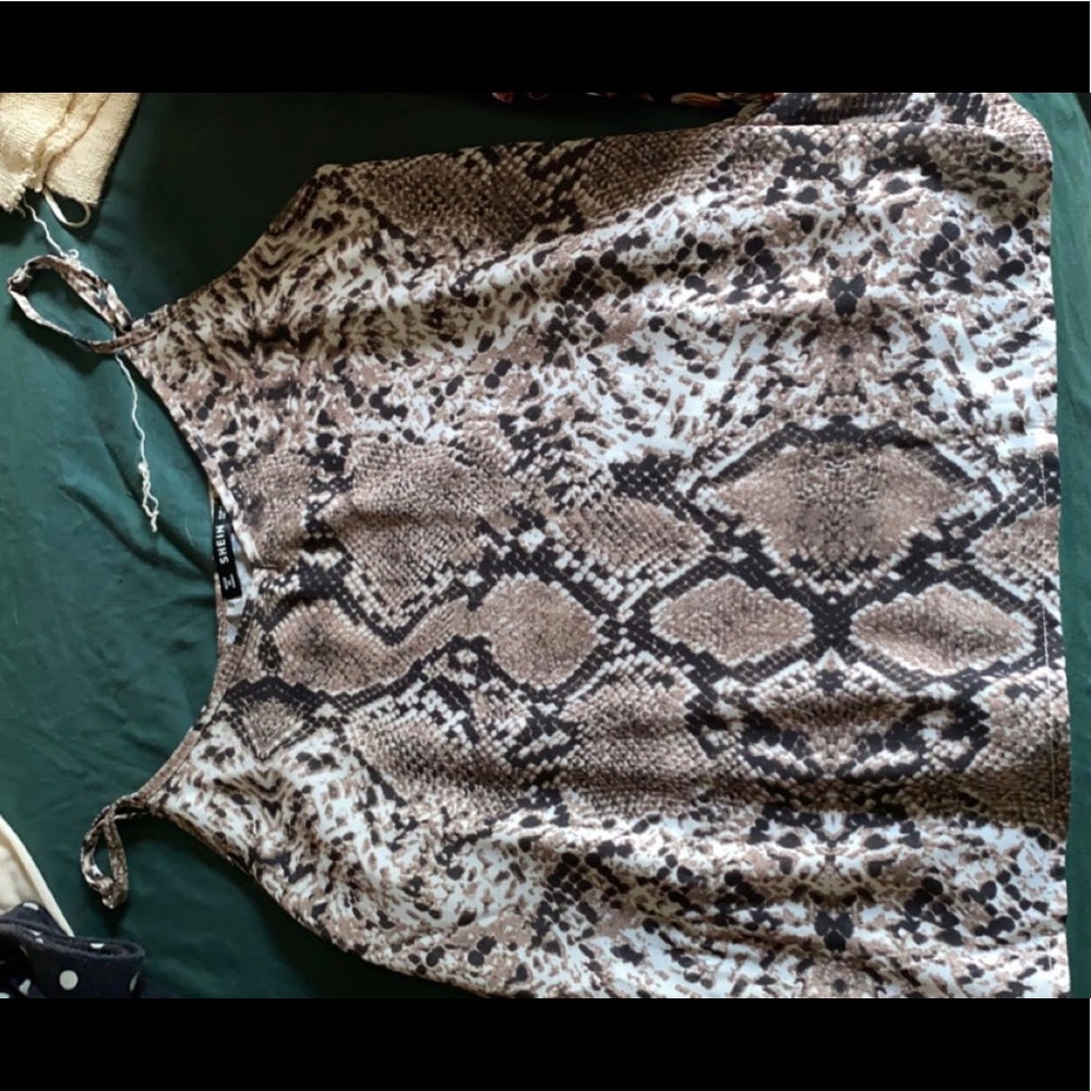 snakeskin tank